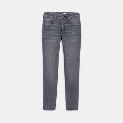 بنطال جينز بقصّة سلم، رمادي للأولاد